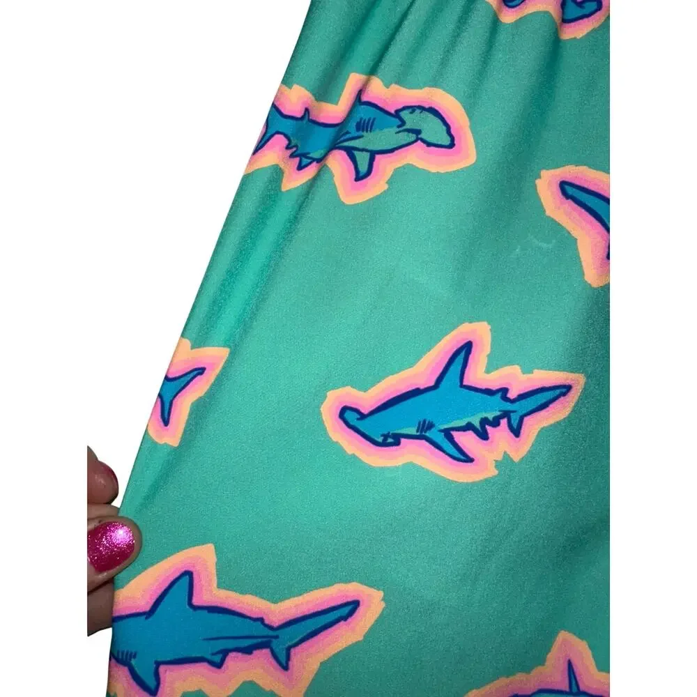 Chubbies Men's Apex Swimmers Green Shark 5.5